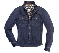 HolyFreedom Genoa Blue Chaqueta textil de la motocicleta, tamaño L para Hombres