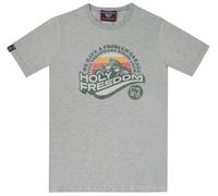 HolyFreedom L.A. Melange Camiseta, Gris claro, Talla XXL
