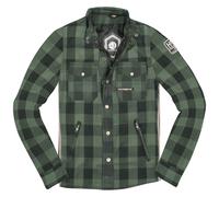 HolyFreedom Lumberjack Chaqueta textil de motocicleta, verde, tamaño M para Hombres