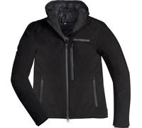 HolyFreedom Nero Sudadera con capucha con cremallera para motocicleta, negro, tamaño L para Hombres