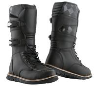 HolyFreedom Night Hawk High botas de moto impermeables, negro, Talla 39