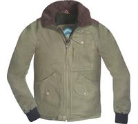 HolyFreedom Peppibor Chaqueta textil de moto, Verde Militar, Talla XL