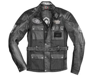 HolyFreedom Quattro TL chaqueta de cuero / textil para motocicleta, negro, Talla L