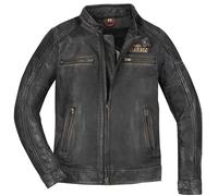 HolyFreedom Zero Summer Chaqueta de cuero para moto perforada, negro, tamaño S para Hombres