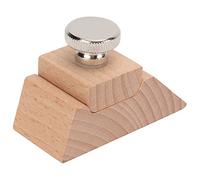Holz Schleifblock Abrasionsbeständig Buchenholz Kantenband Polieren Schleifpapier Halter Handgemachte Leder Werkzeuge für Lederbearbeitung und Holzveredelung Christmas Gifts (bisel)
