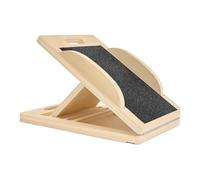 Holzbalance Slant Board Calf Börse | Einstellbare Fitnessgeräte Keilbalken Bein Übungen Für Knie Füße Ferse | Kalbsgrenze Slant Board | Winkelanpassung Die Koordination Der Gliedmaßen Bei Individual