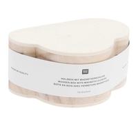 Holzbox Wolke mit Magnetverschluss, 13 x 9 x 6 cm FSC 100%