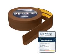 HOLZBRINK Rodapie PVC adhesivo 50x20mm, 15 m | Rodapie flexible para encimera cocina, esquineras pared de baño | Cantoneras adhesivas | Color: roble oscuro