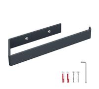 HOLZBRINK Soporte Papel Cocina Antracita Mate 244x72 mm | Toalleros de baño, de Lavabo, de WC | Porta Rollos Cocina, Colgador de Toallas para el baño