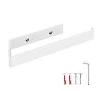 HOLZBRINK Soporte Papel Cocina Blanco 244x72 mm | Toalleros de baño, de Lavabo, de WC | Porta Rollos Cocina, Colgador de Toallas para el baño