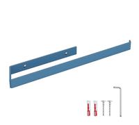 HOLZBRINK Toalleros de baño Azul 444x72 mm | Colgador de Toallas para el baño, el Ducha | Porta Toallas Manos, Colgador WC, toalheiro Barra de fixar