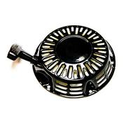 HOLZER Arrancador de cuerda para motores de gasolina de 5,5 CV - 6,5 CV, cable de arranque, arrancador manual, color negro