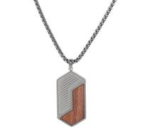 HOLZKERN Collar para Hombre Acero Inoxidable 9010631014599