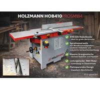 Cepilladora espesores para madera eje espiral 410mm Holzmann hob410prosmw4_400v