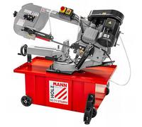 Holzmann - Sierra de cinta de metal con ruedas (1100 W, 230 V)