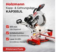 Holzmann Sierra Ingletadora KAP305JL - Ingletadora,Escuadradora Ambos Lados 45°