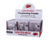 Holzsammlung 24 Piezas Rompecabezas de Metal, Juegos de Ingenio Rompecabezas Metal Classic Mini IQ Puzzle, Juguetes Inteligencia Educativos Regalo para Adultos Niños Adolescentes