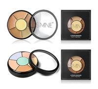 Holzsammlung Paleta de Contorno de 6 Colores, Corrector en Crema Liviano de Larga Duración, Prueba de Agua de Alta Cobertura Para Ojeras, Bolsas e Imperfecciones, 2 x 10g