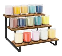 Holzsteiger - Estantería de madera | Soporte de exhibición vintage, para puestos de mercado, panadería, café de cocina, soporte de exhibición de joyas, accesorios para manualidades, pop-up -catering