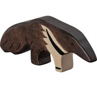 HOLZTIGER 80620 - Oso hormiguero de madera, juguete de madera de arce hecho a mano, colores a base de agua, promueve la imaginación y la creatividad de los niños, fabricado en Europa, 14 cm x 2 cm x 6