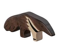 HOLZTIGER 80620 - Oso hormiguero de madera, juguete de madera de arce hecho a mano, colores a base de agua, promueve la imaginación y la creatividad de los niños, fabricado en Europa, 14 cm x 2 cm x 6