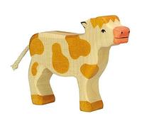 Holztiger Figura de juguete Ternero de pie Gollnest & Kiesel 80012 Marrón