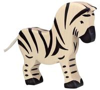 Holztiger- Figura de Juguete Cebra, Color Blanco y Negro (HT80151)