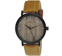 Holzwerk Germany Reloj de pulsera unisex para hombre y mujer, fabricado a mano, con correa de madera natural, analógico, clásico, de cuarzo, marrón, negro, correa de piel y esfera de madera