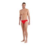 HOM Bañador Nautical Cup Briefs de Swim, Cinta roja a Rayas, XL para Hombre