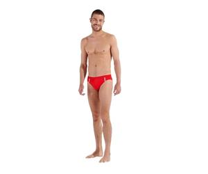 HOM Bañador Nautical Cup Briefs de Swim, Cinta roja a Rayas, XL para Hombre