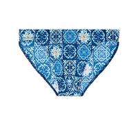 Hom - Bañador para Hombre (1 Unidades), Impreso Azulejos de Cemento En un Camaieu de Azules, L