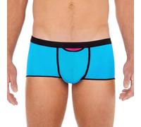 HOM Boxer Court HO1 Plume UP Ropa Interior a la Cadera, Bleu Turquoise, M para Hombre