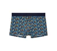 Hom Boxer Ho1 Westgate Boxer Briefs Hombre (1), Estampado Geométrico y Abstracto En Un Camaieu de Azul, M