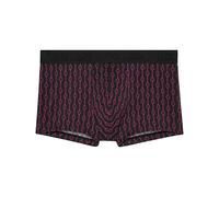 Hom Boxer Short Dunes Boxer Briefs Hombre (1), Estampado Geométrico Sobrio Burdeos sobre Fondo, XXL