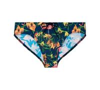 HOM Calzoncillos de baño Briefs de Swim, Estampado Flamenco Rosa Fondo Marino, M para Hombre