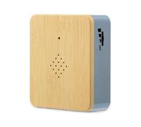 Hom&Com - Caja de Sonido para Pájaros con Sensor de Movimiento - Sonidos de la Naturaleza Relajantes - Decoración Interior - Funciona con Pilas AAA (Regular, Cuadrado)