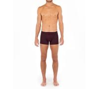 Hom Hom - Bóxer de hombre en punto abierto de tencel. Burdeos Talla XL
