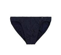 HOM MAX Ropa Interior, Micro Motivo Blanco Impreso sobre Un Fondo Azul Marino, XXL para Hombre