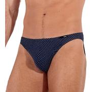 HOM MAX Ropa Interior, Micro Motivo Blanco Impreso sobre Un Fondo Azul Marino, XL para Hombre