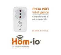 HOM-IO Salida Wi-Fi Powermeter 100-250VAC 3680 Vatios 16A Hom-Plug + Energía