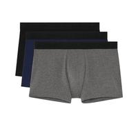 HOM Lot de 3 Boxers Tonal Pack #2 Boxer Briefs, Noir + Gris + Marine, L de los Hombres