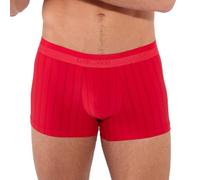 HOM - Para Hombres - Comfort Bóxer Briefs 'Chic' - Semitransparente - Red - Tamaño M