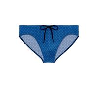 HOM Slip de Bain Hendaye Bañador, Blue Print, XL para Hombre
