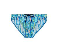 Hom Slip de Bain Marbella Bañador, Blue Print, XL para Hombre