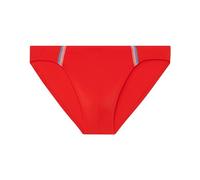 HOM Slip de baño Micro Nautical Cup Briefs de Swim, Cinta roja a Rayas, XL para Hombre