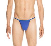 HOM Temptation Plumes G-String, Tanga de hilo para Hombre, Azul (Blue), Medium