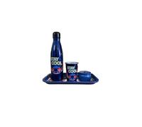 Homadict - Caja de regalo de Stitch Stay Cool - Botella isotérmica, bandeja de metal, pequeña caja y vaso - Licencia oficial de Disney