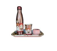 Homadict - Caja de regalo Spy x Family Botella isotérmica + bandeja de metal + pequeña caja de metal + vaso de metal - Licencia oficial Spy x Family