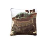 HÔMADICT Cojín Cuadrado para bebé Yoda The Mandalorian - cómodo y Agradable de apretar - Diseño Baby Yoda - Regalo para Fan y Apasionado Dimensiones 40 cm x 40 cm