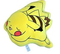 HÔMADICT - Cojín Pokémon Pikachu Dormant - Accesorio Decorativo - Suave y Esponjoso - 50 x 45 cm - Licencia Oficial